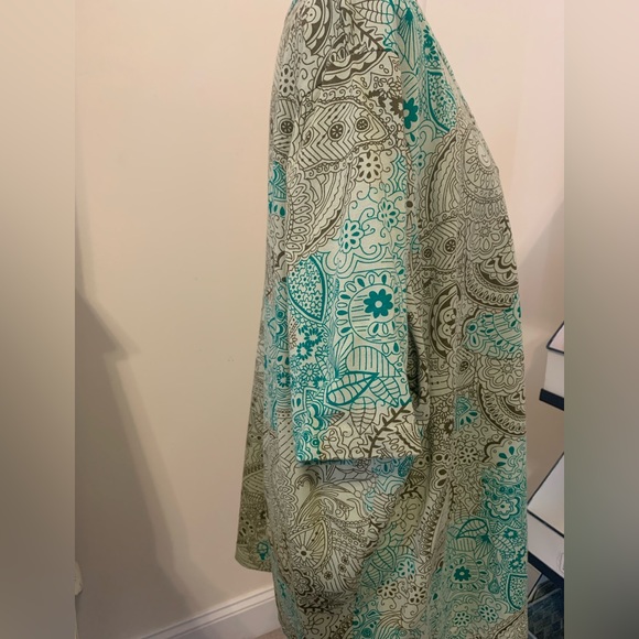 Ulla Popken green shirt sleeve plus size top, 20/22 - Picture 4 of 5